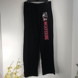 Marvel Wolverine black pajama pants